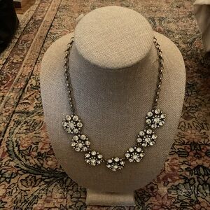 Francesca's Collections Gold Floral Necklace